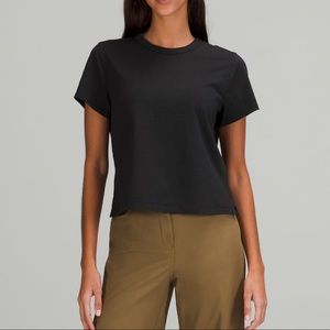 Lululemon Black Cotton Blend T-Shirt
